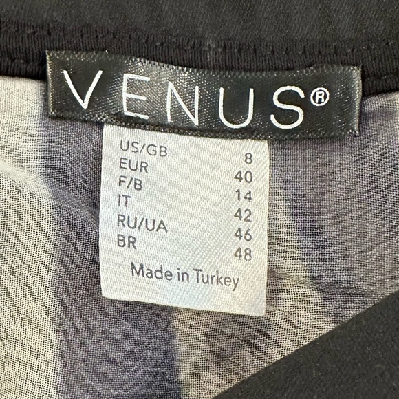 Venus SZ 8 NWT Zebra Print Sheer Maxi Dress Caftan - Picture 5 of 6